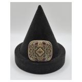 Vtg Signed Michal Golan  Brooch 1.5' x 1'