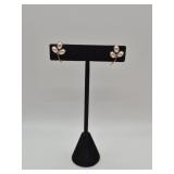 12K Gold Filled Earrings - Faux Pearls