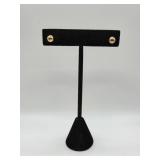 14 KT Gold Ball Earrings- .4 Grams