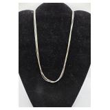 Sajen Sterling 925 Layered Necklace- 5.8 Grams