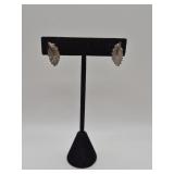 Sterling 925 Leaf Earrings- 1.1 Grams