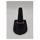 Sterling 925 Ring w Red Stones- 1.8 Grams