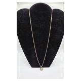 Sterling 925 Necklace with Pendant- 9.5 Grams -