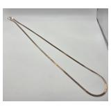 Sterling 925 Goldwash  Chain - 10 Grams - 13.5'