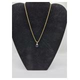 Sterling 925 with Goldwash Necklace with Pendant