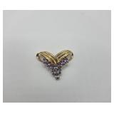 14KT Gold Tanzanite Pendant- 4.6 Grams