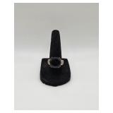 Sterling 925 Ring w Smoky Quartz Color Center