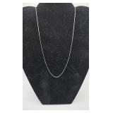 10KT White Gold Necklace- .4 Grams