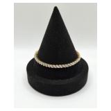 Sterling Goldwash Bracelet- 13.5 Grams