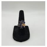 10KT Gold Sapphire Ring- 5.6 Grams