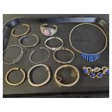 Costume Jewelry- including Bracelets and Single