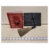Leather Blan Journal, Broom and Wican Kitchen