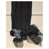 Mirror, Black Lace and Scarf