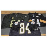 (3) NFL Pittsburgh Steelers Antonio Brown Jerseys
