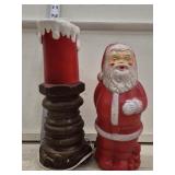 Vtg Plastic Santa, Carolina Enterprises 1976 and