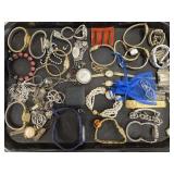 Qty of Costume Jewelry and Women's Wristwatches
