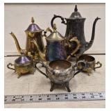 Silver Plate and Gold Plate Serving Pieces