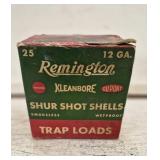 Vtg Ammunition  - 12 Gauge Remington Sure Shot