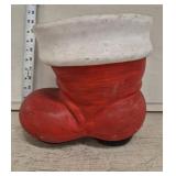 Large Ceramic Santa's Boot