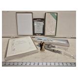 Vtg Wedding Accessories  - Cake Knives, Frame,