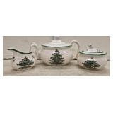 Spode Christmas Tree Tea Set