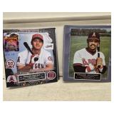 (2) Baseball Binders with Reggie Jackson and