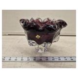 Purple Art Glass Bowl