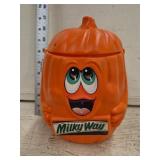 Milky Way Plastic Pumpkin Candy Bucket - Mars