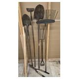 Yard Tools- Including Rake and Shovels