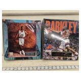 (2) Charles Barkley Trading Cards in Binders