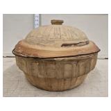 Terra Cotta Pot w Lid- As Found