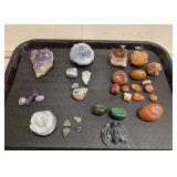 Qty of Polished Stones and Geodes