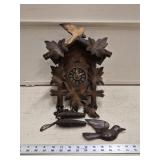 Wooden Cuckoo Clock - as found, unmarked