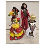 (3) Dolls- Including Carmen Miranda by Madame