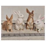 (4) Vtg Lefton Rabbits