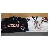NBA 76'ers 4XL Jersey and Iverson XXL Jersey