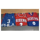 (3) NBA Iverson Jerseys - size 3XL
