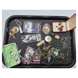 Costume Jewelry and Trinkets including Keychains
