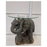 Elephant Plant Stand, 12' tall  - Resin and Glass