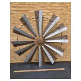 Decorative Windmill Wall Art - 40' Diameter