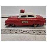 Vintage MAR Toys Fire Dept. Emergency Car