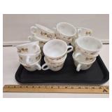 Set of (20) Pyrex Coffee Cups  - Harvest Home