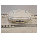 Corning Ware Blue Cornflower Casserole with