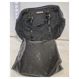 Tommy Hilfiger Black Purse and Gucci Makeup Bag
