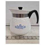 Corning Ware Blue Cornflower 2 Qt Coffee Pot