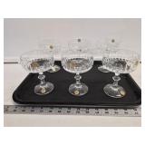 (6) Crystal Echt Bleikristall Cups