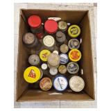 Vtg Glass Peanut Butter and Mayo Jars