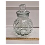 Large Glass Canister with Lid