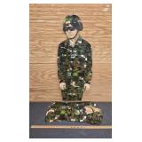 Pair of Paper Jointed Soldiers
