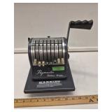 Vtg Paymaster Ribbon Writer with Key in Excellent